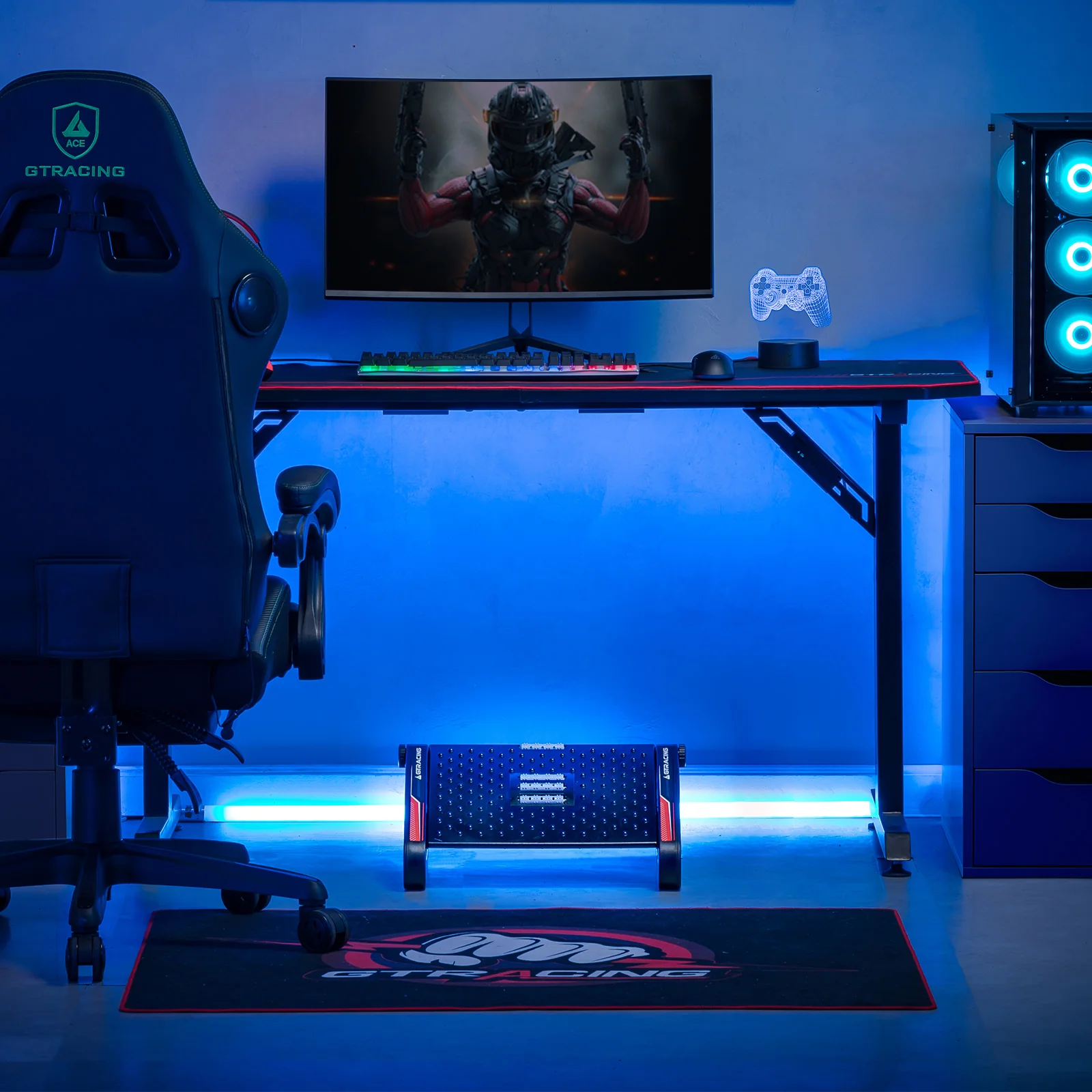 Adjustable Ergonomic Under Desk Footrest - Image 11