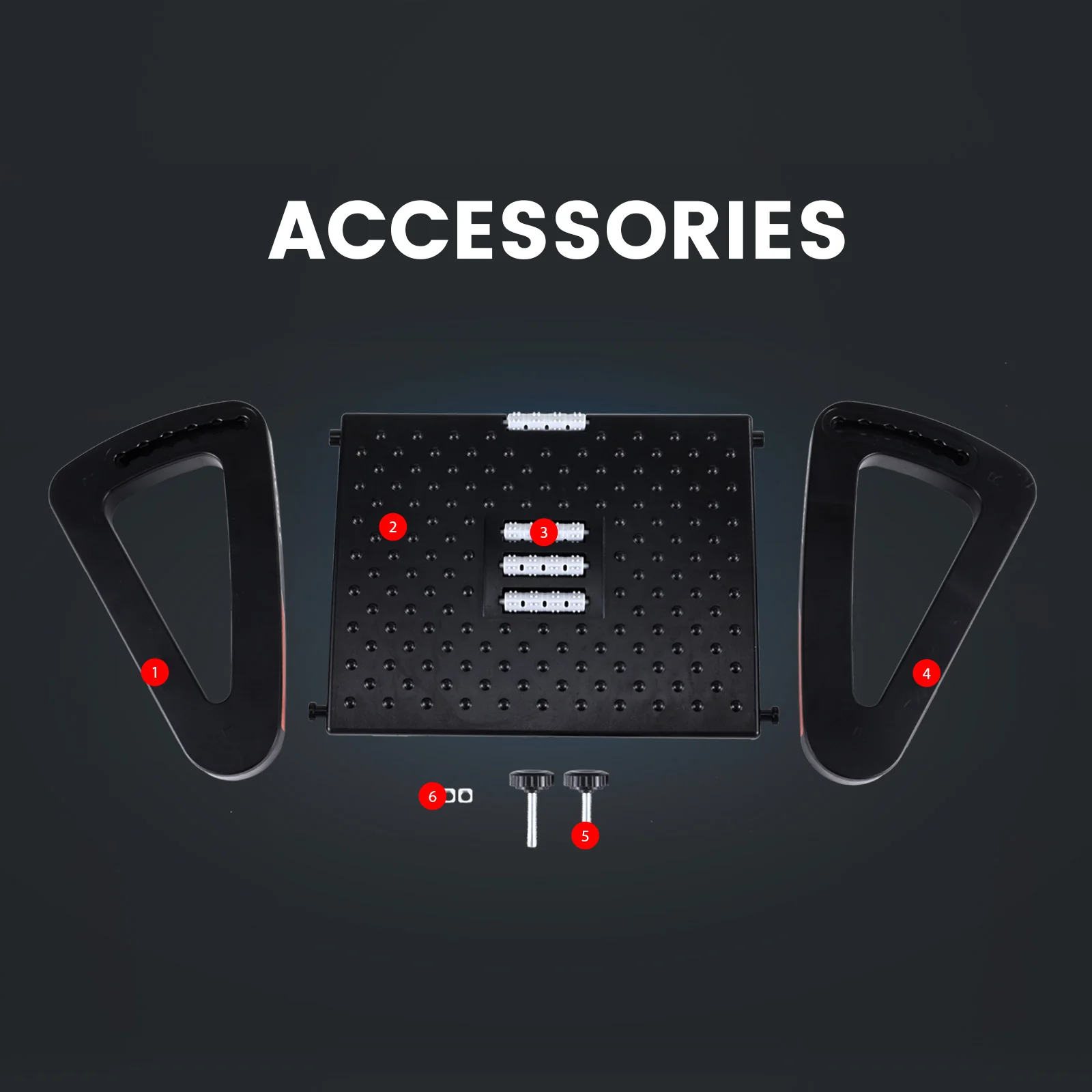 Adjustable Ergonomic Under Desk Footrest - Image 9