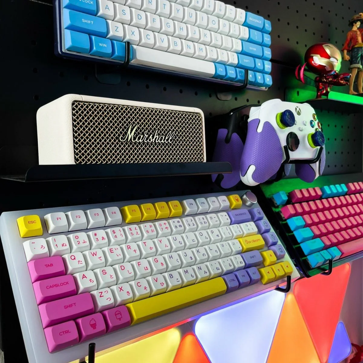 Wall Mounted Gaming Pegboards 4Pcs Set - Image 6