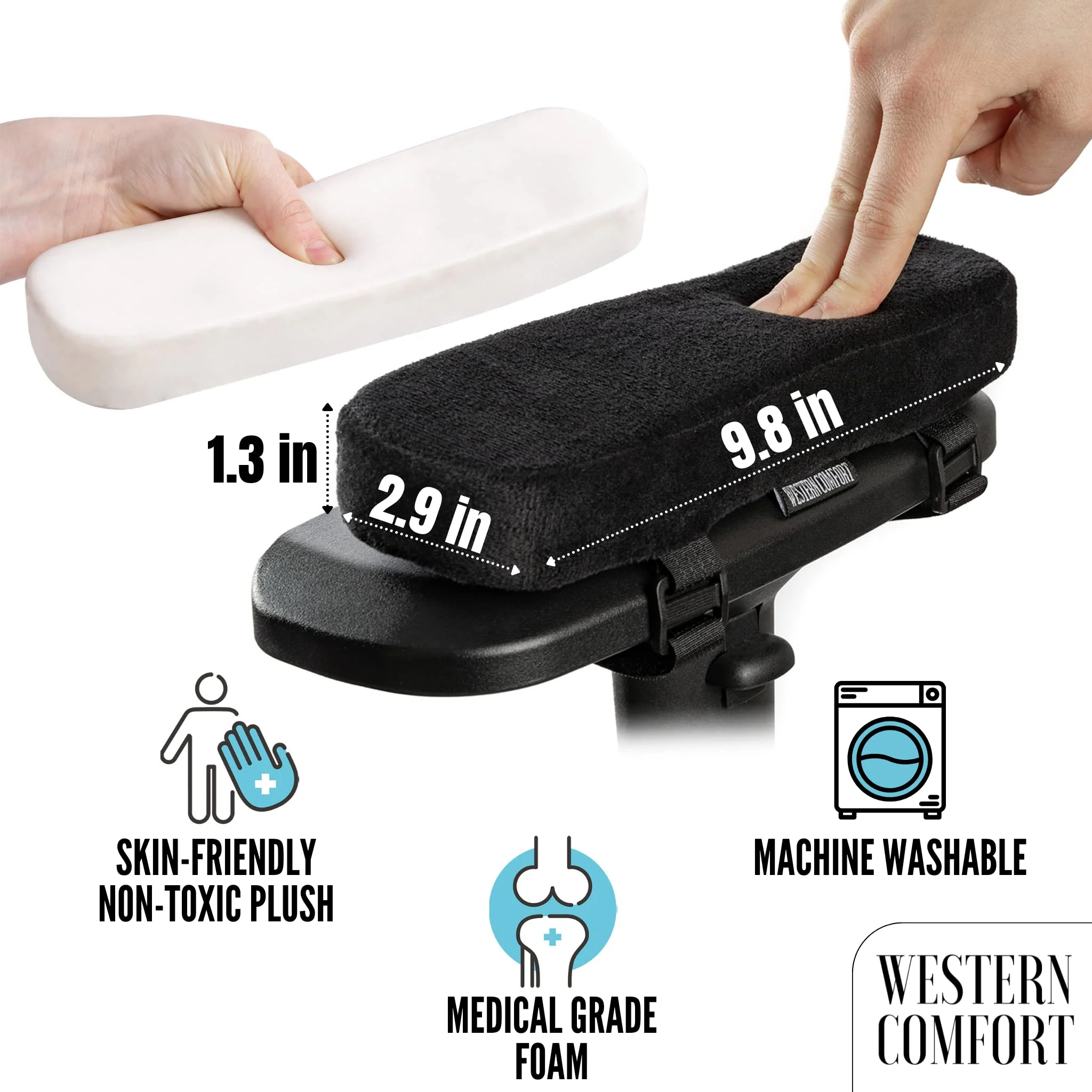 Memory Foam Armrest Pads - Image 3